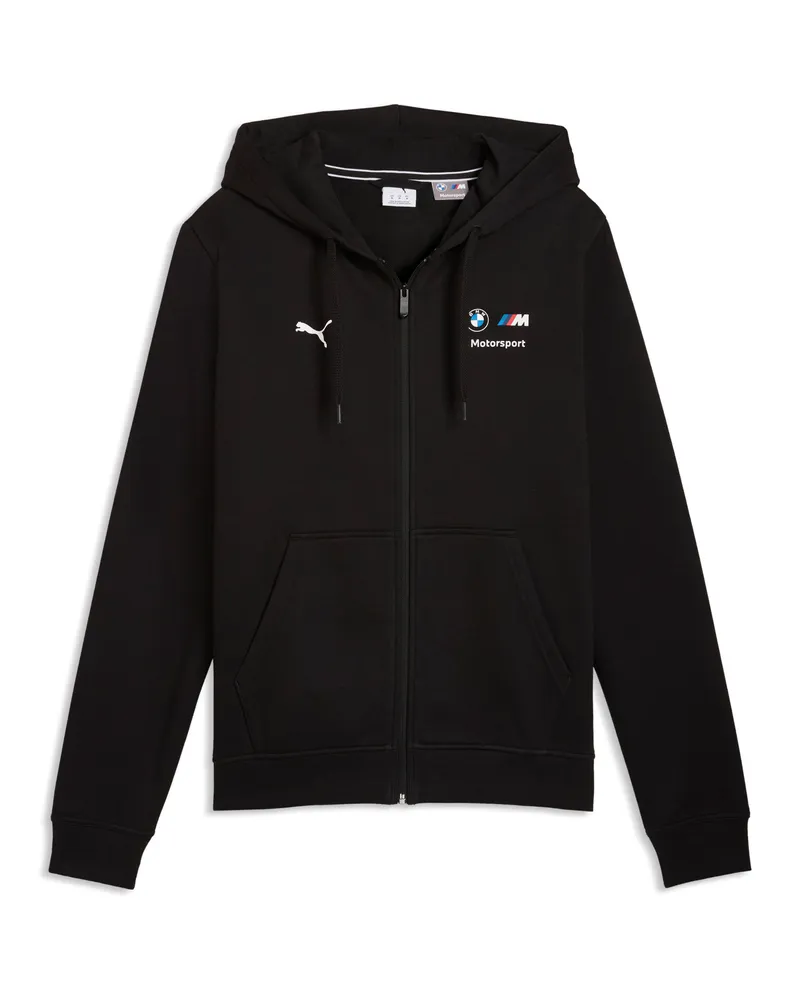 Puma Giacca sportiva in pile BMW M MOTORSPORT Essentials da uomo, Accessori, Nero Black