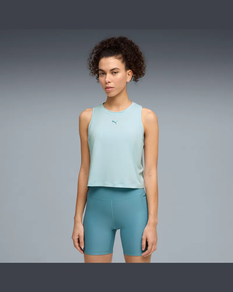 Puma Canotta da training CLOUDSPUN da donna, Abbigliamento, Blu Blue