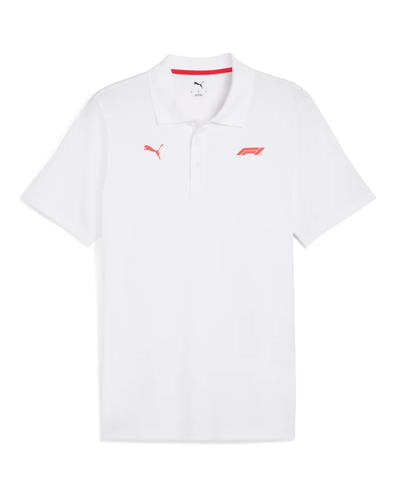 Puma Polo F1® Essentials da uomo, Abbigliamento, Bianco White