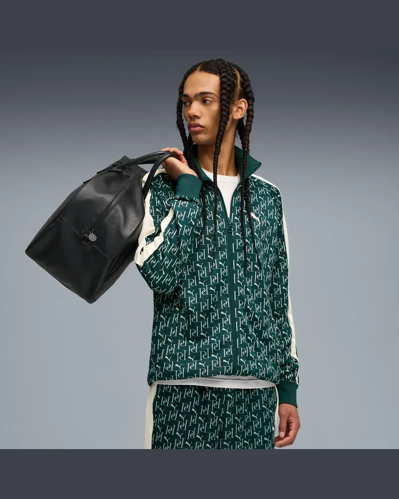Puma Giacca sportiva con stampa integrale T7 da uomo, Abbigliamento, Verde Green