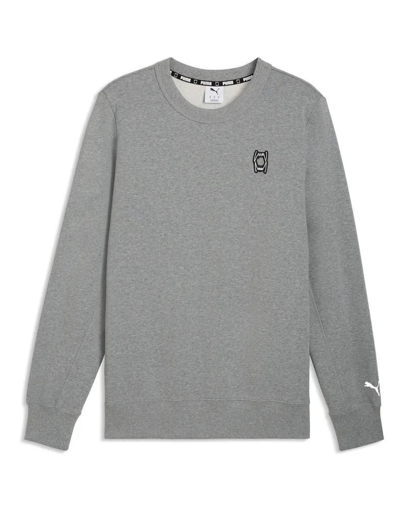 Puma Felpa da basket Pivot da uomo, Accessori, Grigio Gray