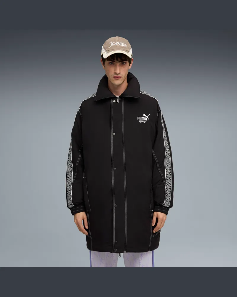 Puma Giacca puffer oversize  x KIDSUPER King da uomo, Abbigliamento, Nero Black