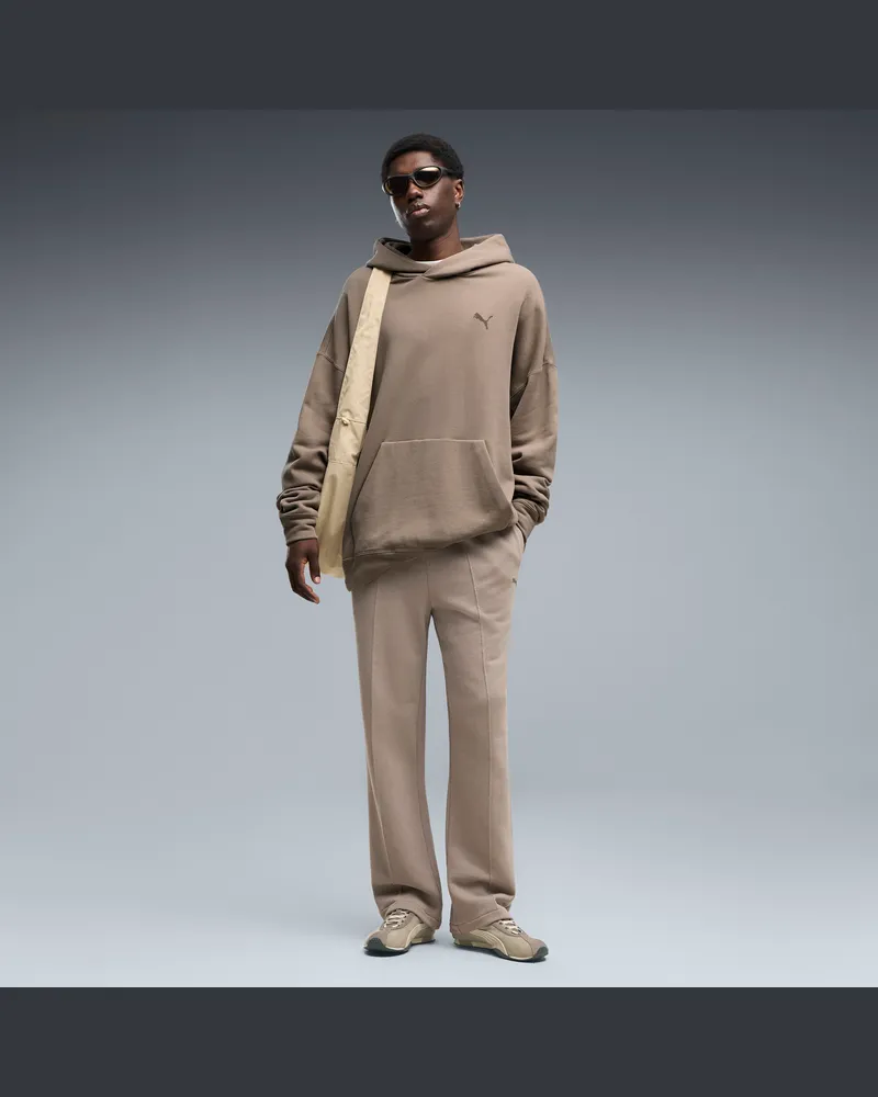 Puma Pantaloni della tuta Essentials dal taglio morbido da uomo, Accessori, Beige Beige