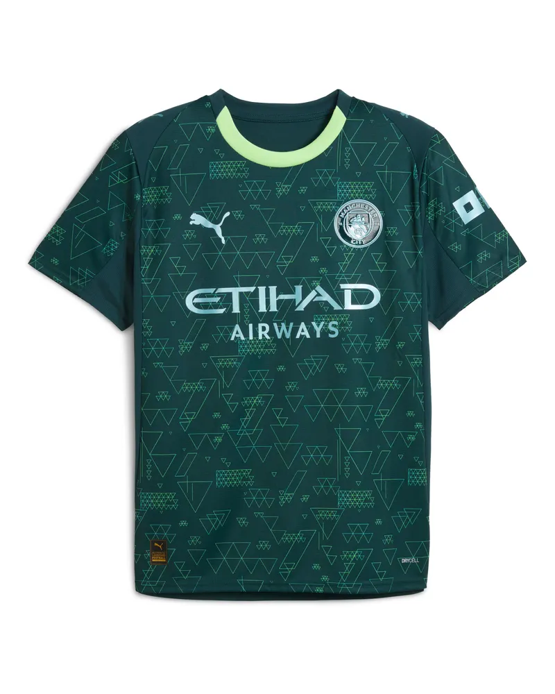 Puma Maglia gara Fourth Manchester City 25/26 da uomo, Accessori, Verde Green