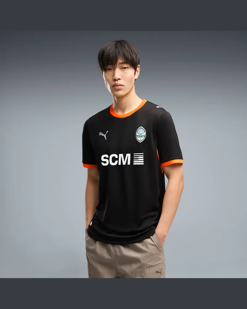 Puma Maglia Third Shakthar Donetsk da uomo, Abbigliamento, Nero Black