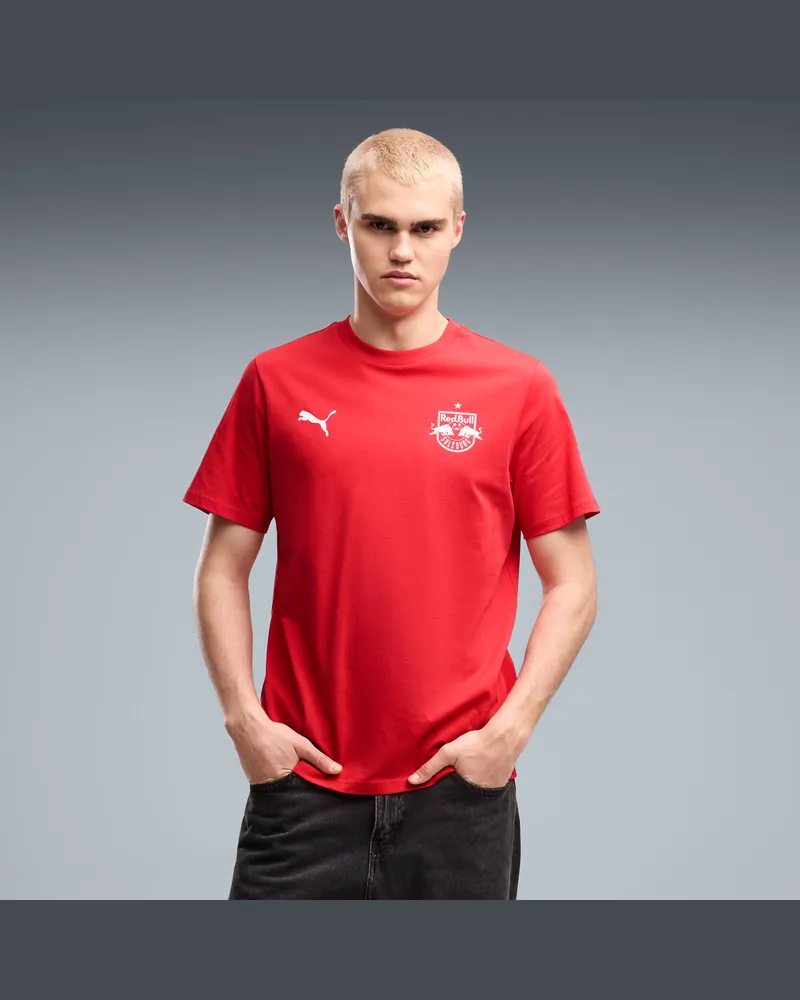 Puma T-shirt FC RB Salzburg ftblEssentials da uomo, Accessori, Rosso Red
