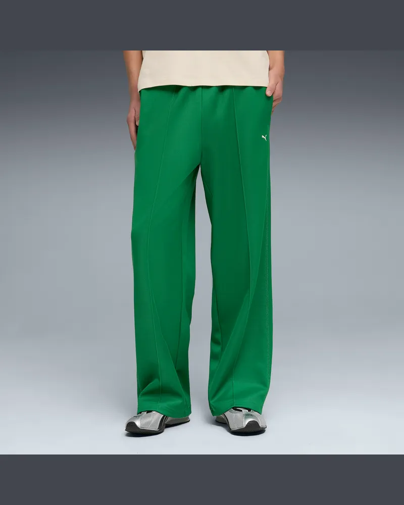 Puma Pantaloni sportivi T7 da uomo, Abbigliamento, Verde Green