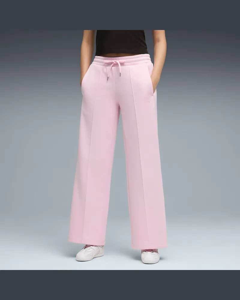 Puma Pantaloni da corsa T7 da donna, Abbigliamento, Rosa Pink