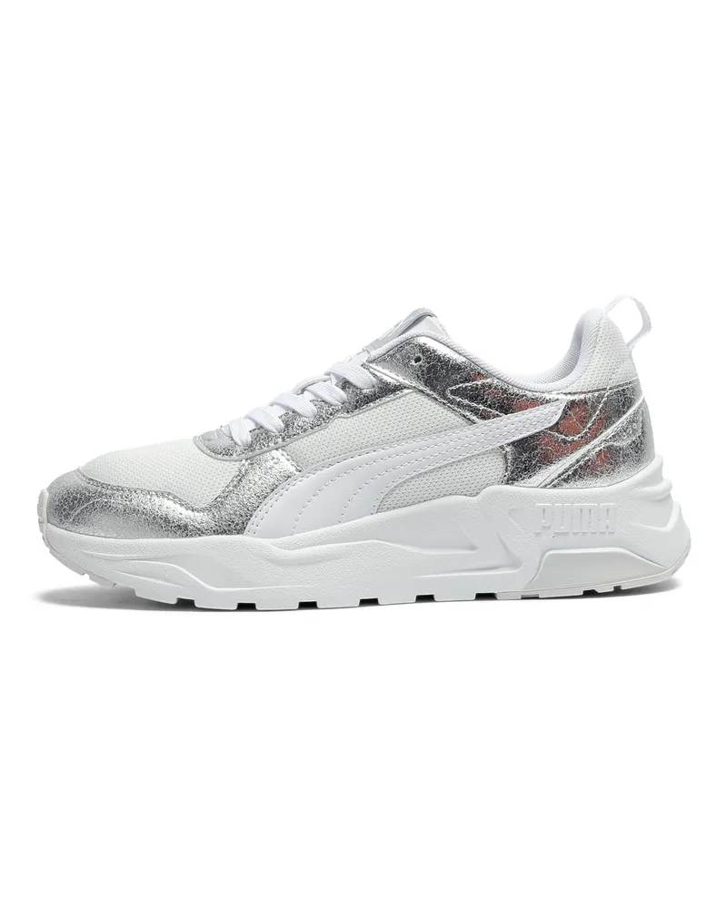 Puma Sneakers Trinity 2 Metallizzato Whisper da donna, Scarpe, Bianco White