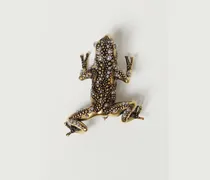 Spilla Frog in bronzo