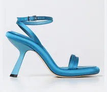 Sandalo Catwalk  in raso e pelle