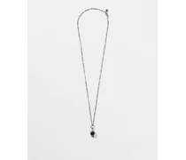 Collana in ottone con ciondolo Skull